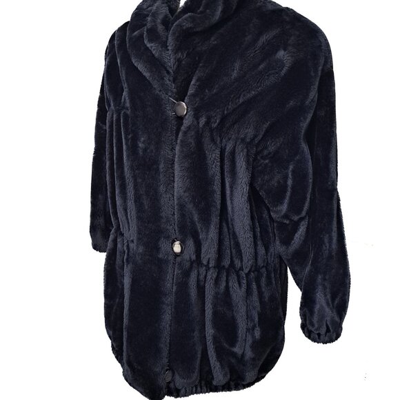 Womens Faux Fur Coat - Like New! - Picture 1 of 8
